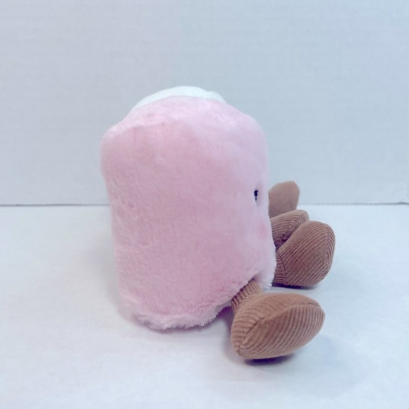Jellycat Amuseables Pink and White Marshmallow 1 pair BNWT Adorable Price Firm - Picture 2 of 12
